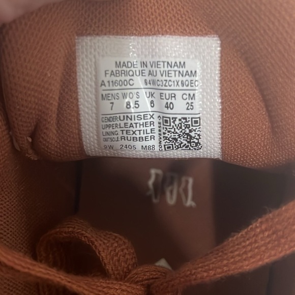 Converse Pro Blaze Classic Leather & Suede sneakers egret in a nutshell  8.5 NWT - Picture 8 of 10